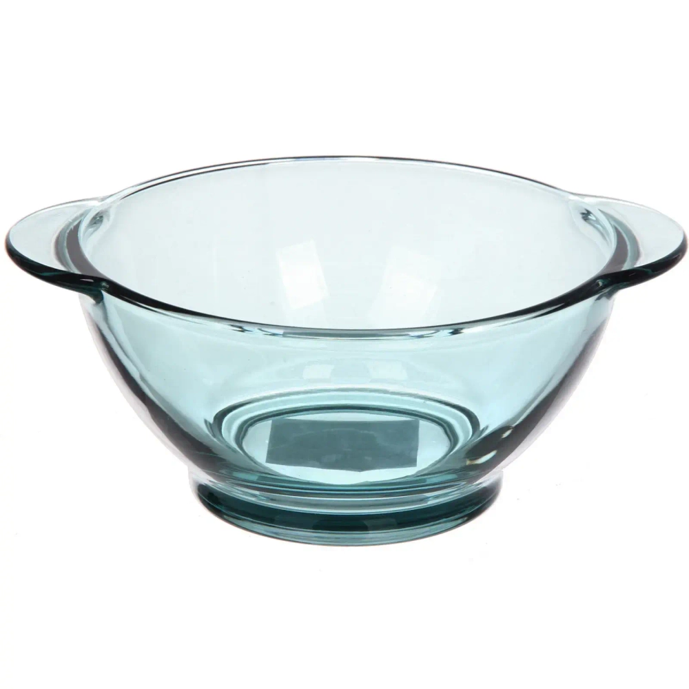 Бульонница стеклянная 560мл «Аквамарин» 13,5*7см