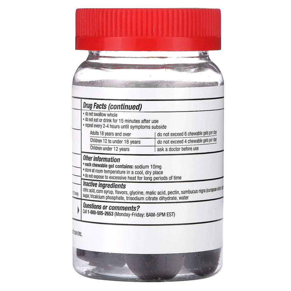 Cold Eeze, средство от простуды, натуральное средство для защиты от простуды, цитрусовые и бузина, 25 жевательных капсул