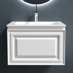 Тумба подвесная под раковину Sancos Very, Bianco 590х445х406