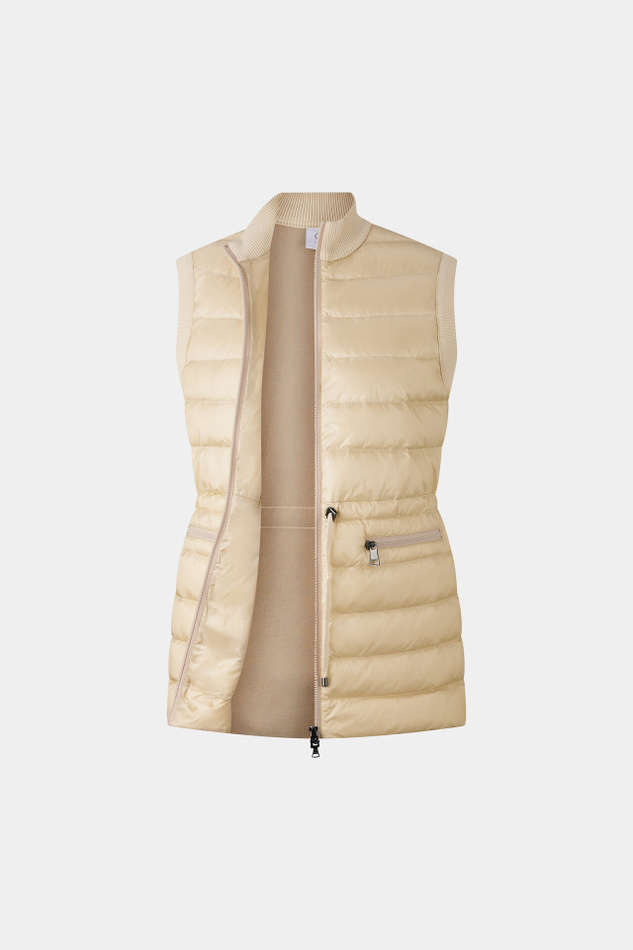 Куртка-жилет BOGNER ARINA-D1 в молочном цвете