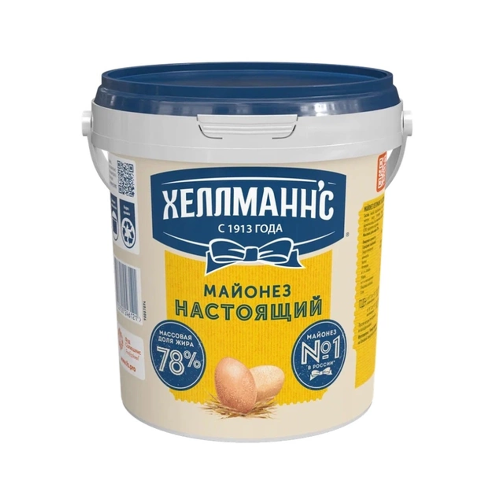 Майонез Хеллманнс Настоящий 78% 5л