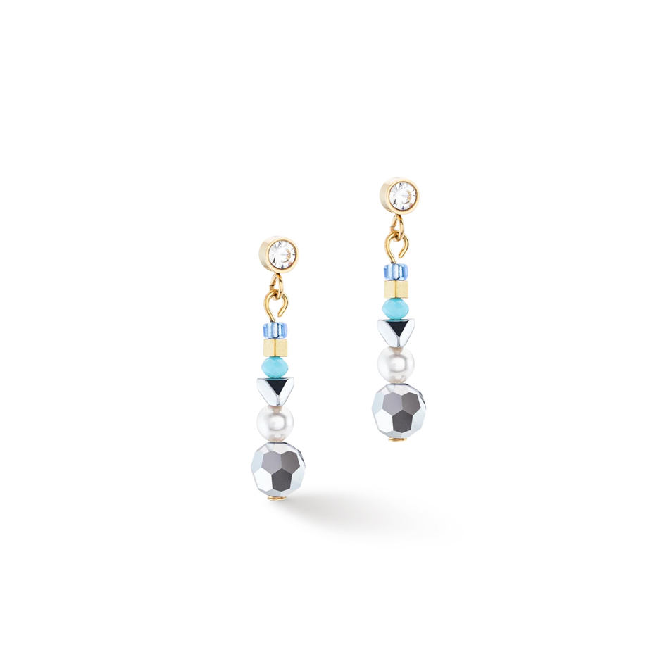 Серьги Coeur de Lion Turquoise 2035/21-0600