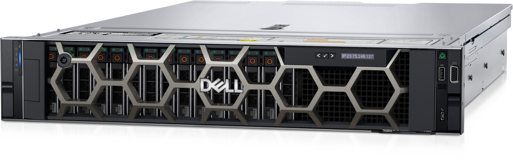 Стоечный сервер - Dell PowerEdge R550 G15, 2U, 8x 3.5“, 2x Xeon[5315Y] 8 Cores, 256Gb, 210-AZEG