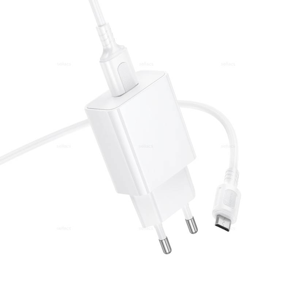 Зарядное устройство на Micro Borofone QC3.0 BA111A (white)