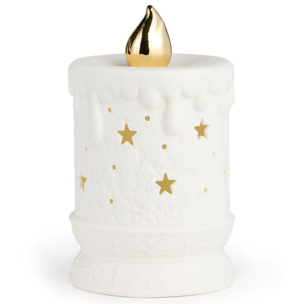 СТАТУЭТКА "СВЕЧА" С LED-ПОДСВЕТКОЙ 8,8Х8,8Х14,8 СМ