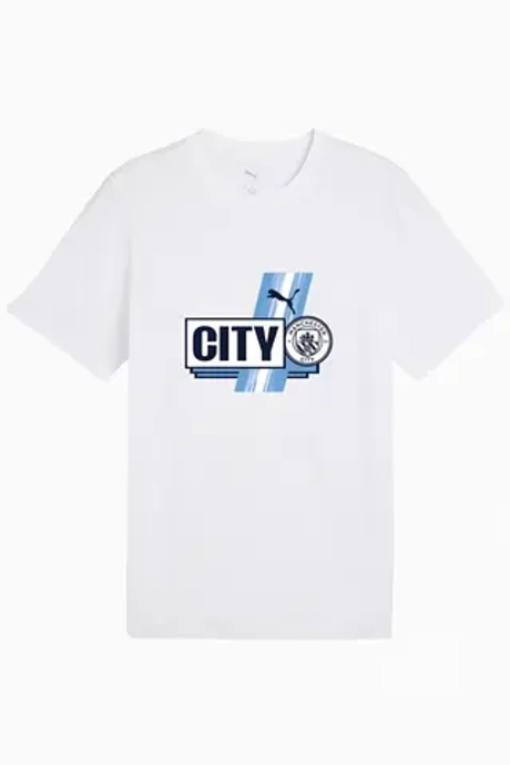 Футболка Puma Manchester City 25/26 FtblCulture Tee - белый