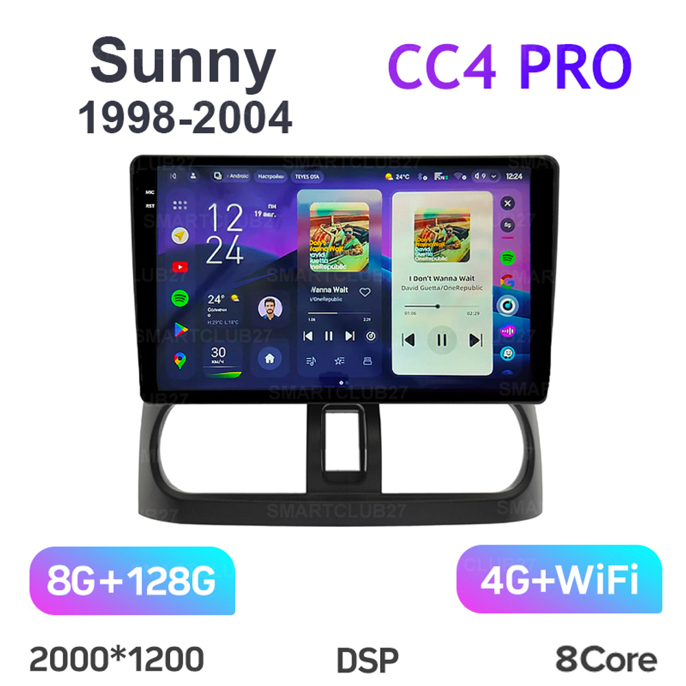 Teyes CC4 Pro 10,2" для Nissan Sunny 1998-2004
