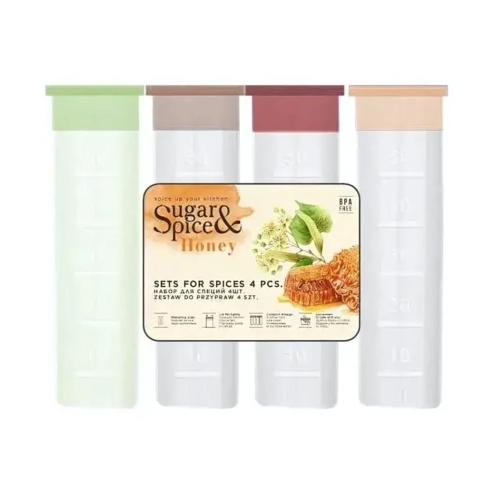 Набор для специй Sugar&Spice Honey 4 шт. микс