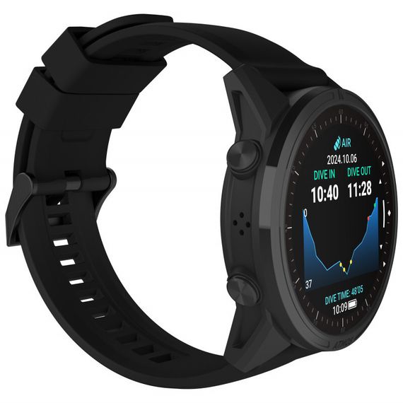 Компьютер-декомпрессиометр подводный Atmos Mission 3 черный