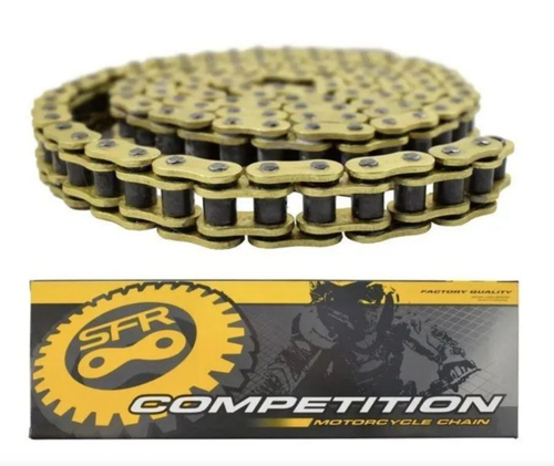 Цепь приводная 520VO-120L SFR (цепь сальниковая, золотая)