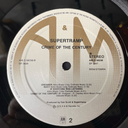 Винтажная виниловая пластинка LP Supertramp Crime Of The Century (Holland 1974)