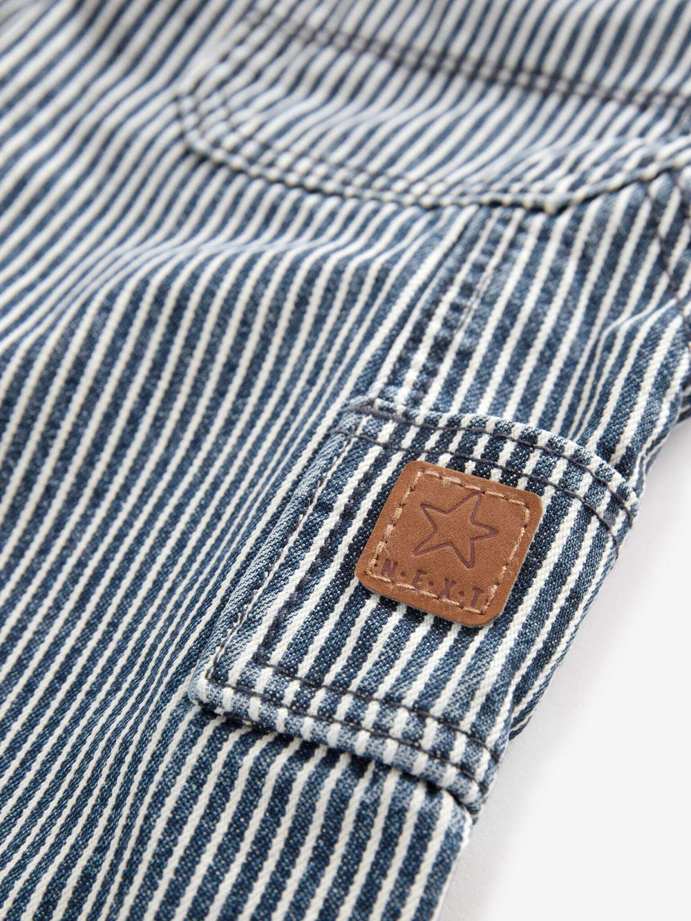 Джинсы карго для мальчика Next B73-577, Синий, Белый