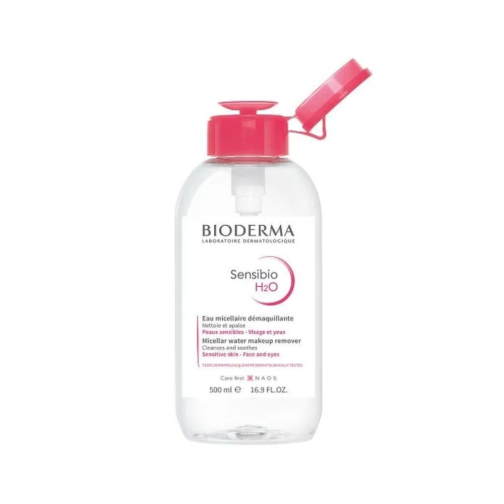 Bioderma Sensibio H2O Мицеллярная вода с помпой, 500 мл