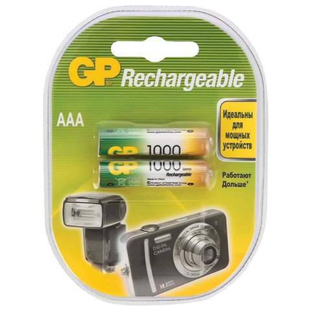 Батарейка-аккумулятор R03 AAA GP 1000 MA/h (1шт.)
