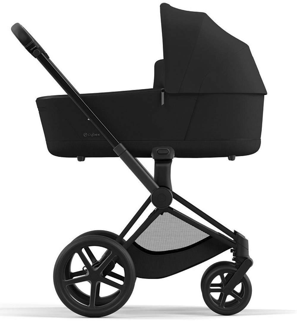 Коляска 3 в 1 Cybex Priam IV Matt Black complete и автокресло Cloud T i-Size Sepia Black Plus Sepia Black