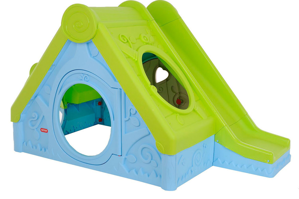 Детский домик с горкой Funtivity 2400*1740*1040мм