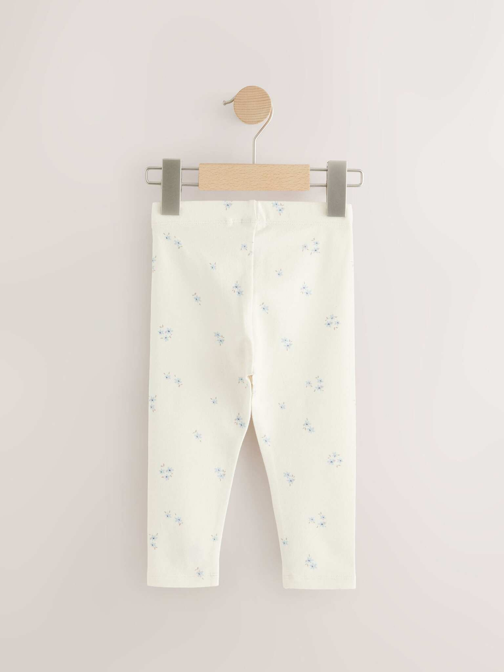 Легинсы для девочки Next AG9-943, 3 шт., Голубой, Кремовый