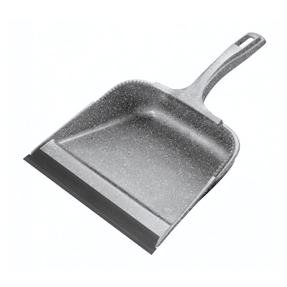 Совок квадратный "Grenada" с кромкой (гранит светло-серый)