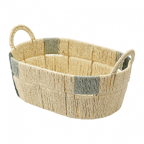 Корзина плетеная овальная Bodhran Sage из коллекции Ethnic | размер M