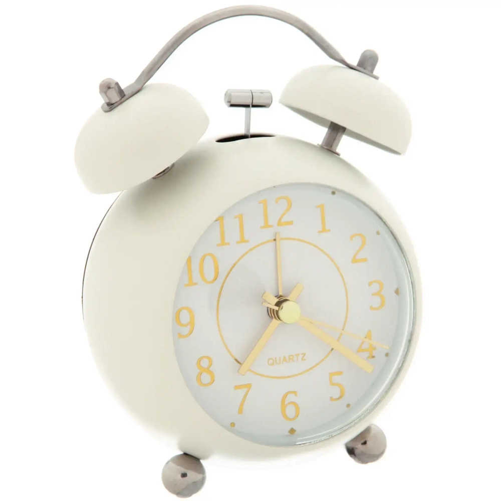 Будильник «ALISA» 8,5*4,5см белый