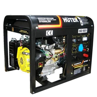 Портативный бензиновый генератор (5.5 кВт) HUTER DY6500LXW