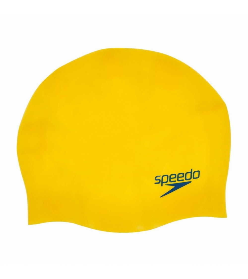 Шапочка для плавания силиконовая детская Speedo Plain Moulded Silicone Junior