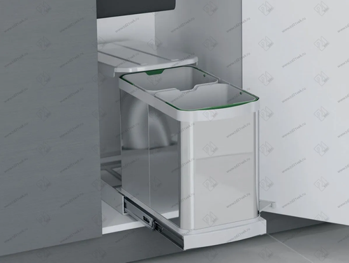 S-2396-G Система сортировки в базу 400 мм, Starax, 12+12 л, (260x440x400 мм)