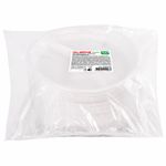 Одноразовые тарелки 2-х секционные КОМПЛЕКТ 100 шт. 220 мм, белые, ПП, холодное/горячее, LAIMA СТАНДАРТ, 608768