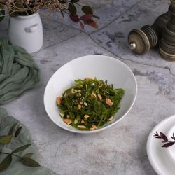 Салатник 125 мл 13,8*13,2 см h6,4/2,5 см скошенный белый фарфор NEW P.L. Proff Cuisine [6]