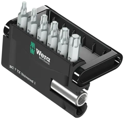 Набор насадок с держателем Mini-Check TX Wera 05056294001
