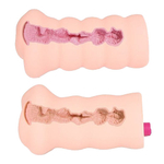 Телесный вибромастурбатор-вагина 20см Kokos Gloria Auto