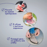 Мужские спортивные короткие носки «5 пальцев», хлопок