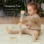 Складной игровой развивающий коврик детский Soft Floor (Софт Флур) Tigers