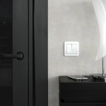 Рамка на 1 пост Acrylic (белый) W0012701