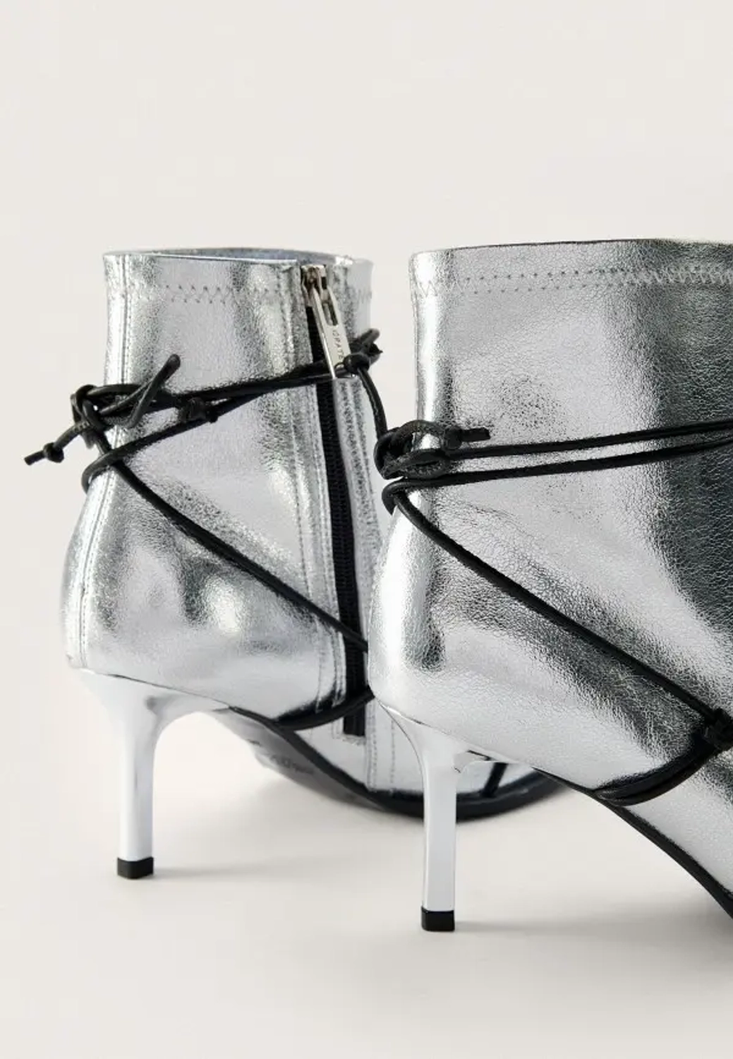 Ботильоны Grate x Choux, серебряные