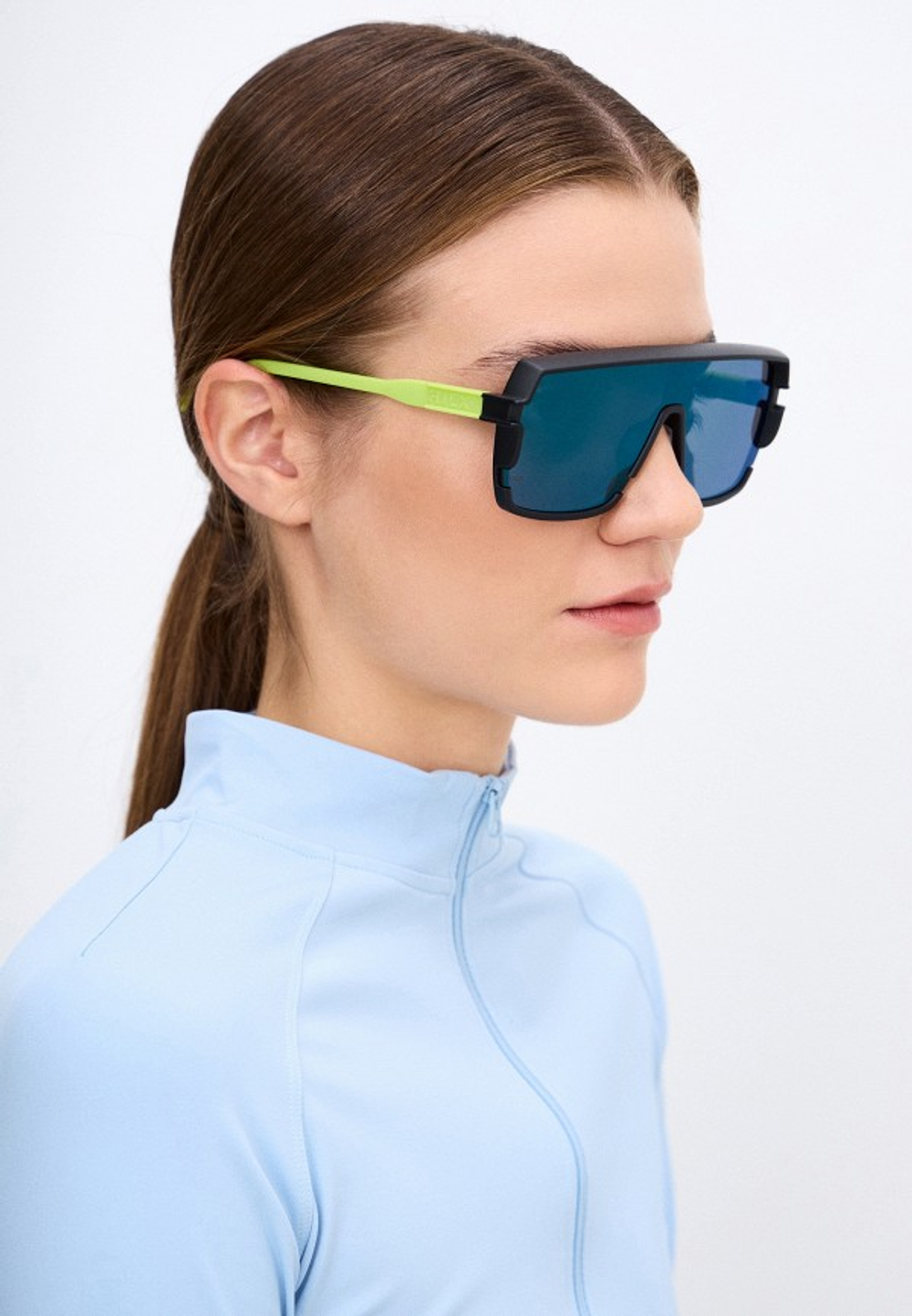 Спортивные очки HILX Youngblood Matt Black / Green Lens