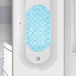 Коврик для ванной SPA Ромашка 39*69см (голубой)