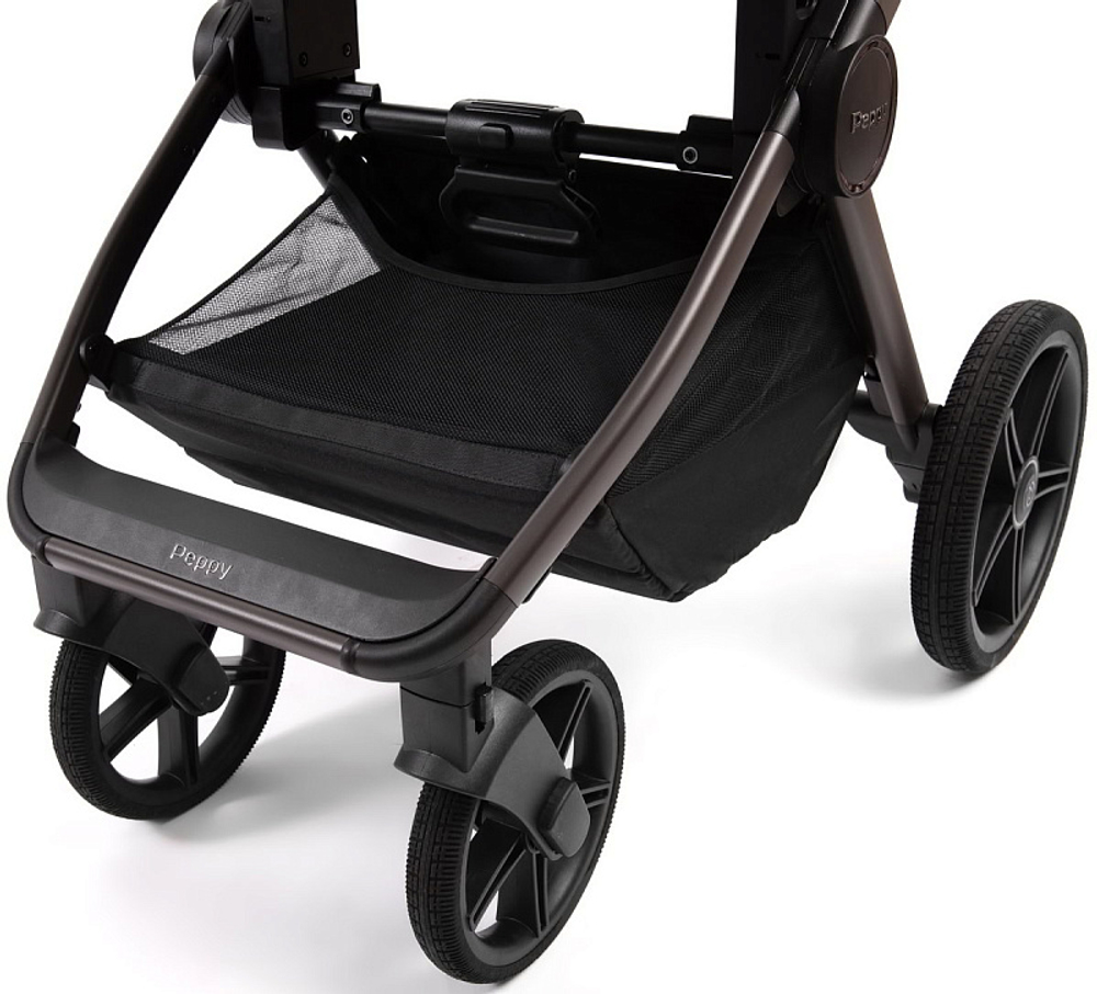 Детская коляска Peppy Monaco Thermo 3 в 1 с автокреслом First Green