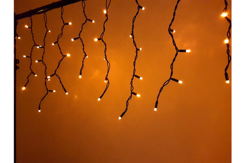 NEW LED-RPLR-160-4.8M-240V-Y/BL желтые светодиоды/черный провод