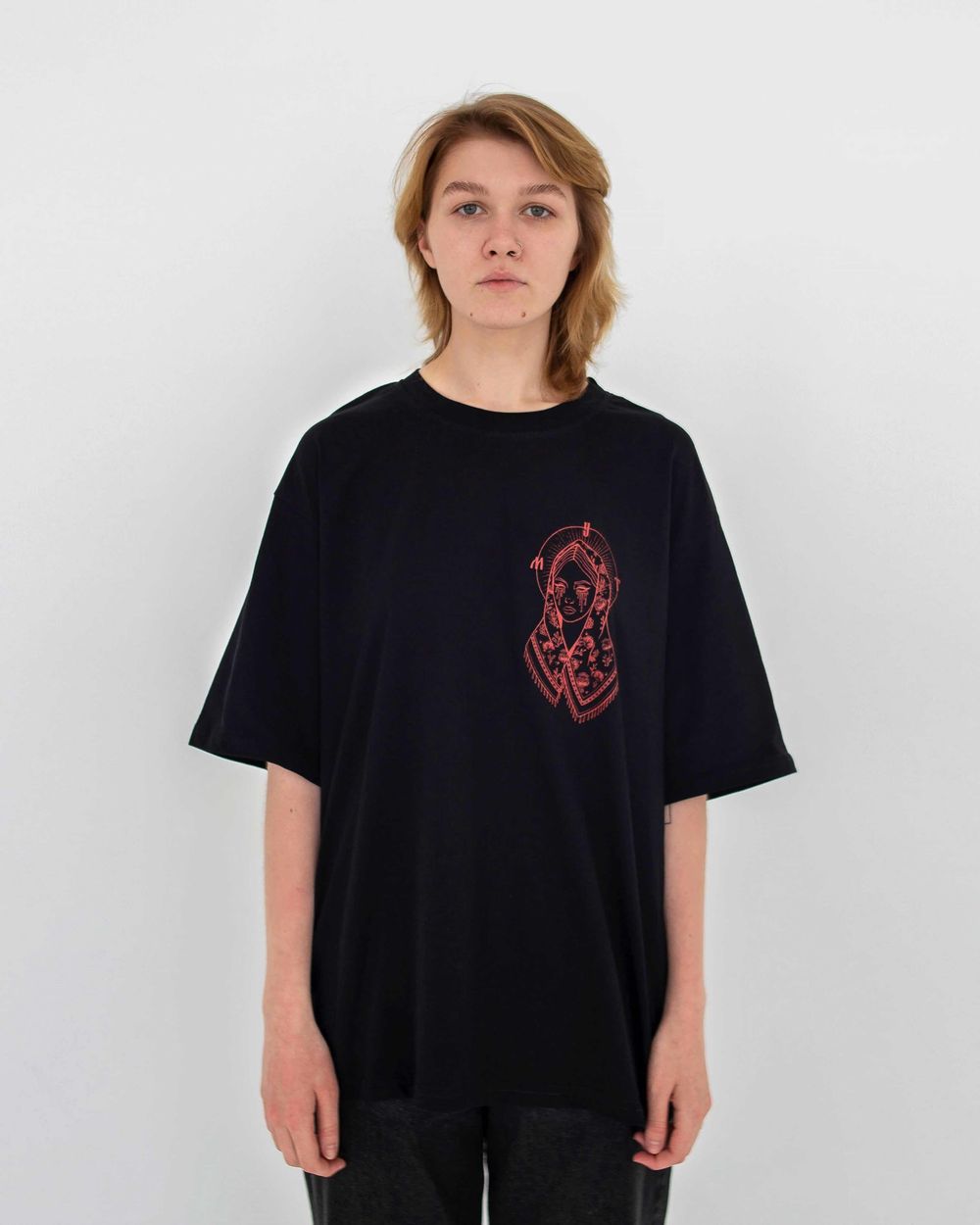 Футболка Омут!Кастом Нимб Черная