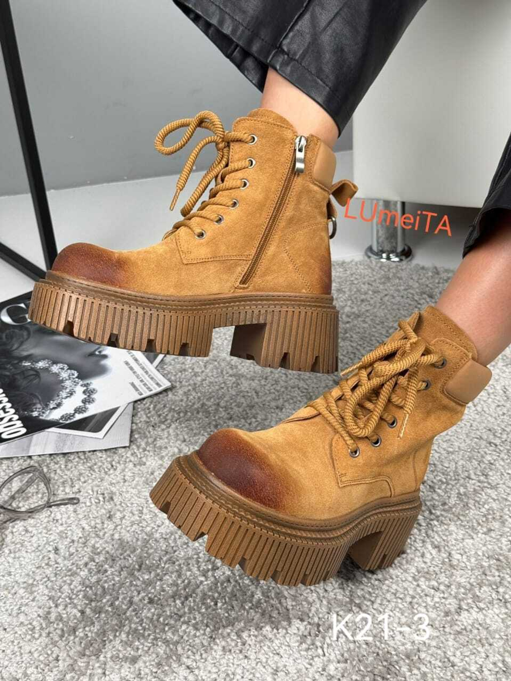 Ботинки нат. кожа по 6 пар (36-40)р./ 21-3