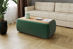 Стол журнальный Дизи, Изумрудный