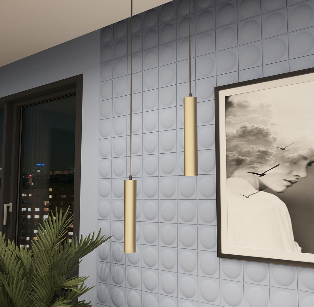 DK6210-BG Трековый светильник IP 20, 15 Вт, GU10, матовое золото с черным, алюминий