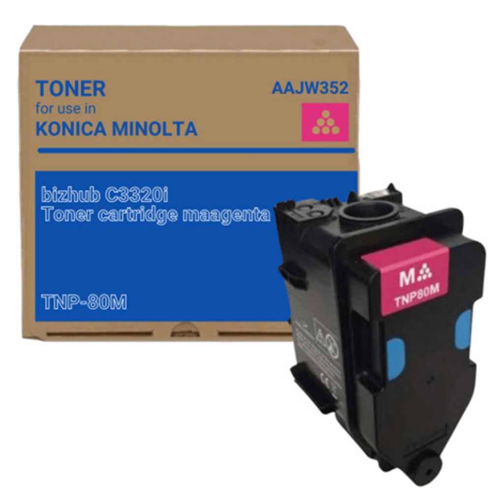 Тонер-картридж TNP-80M Konica-Minolta bizhub C3320i пурпурный aajw352