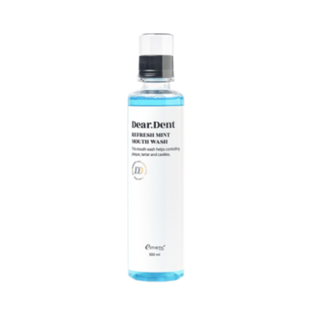 Ополаскиватель для рта освежающий Esthetic House Dear.dent refresh mint mouse wash, 300мл