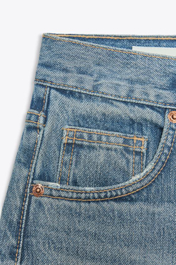 ZARA ДЖИНСЫ TRF WIDE-LEG FULL LENGTH С ВЫСОКОЙ ПОСАДКОЙ, СИНИЙ