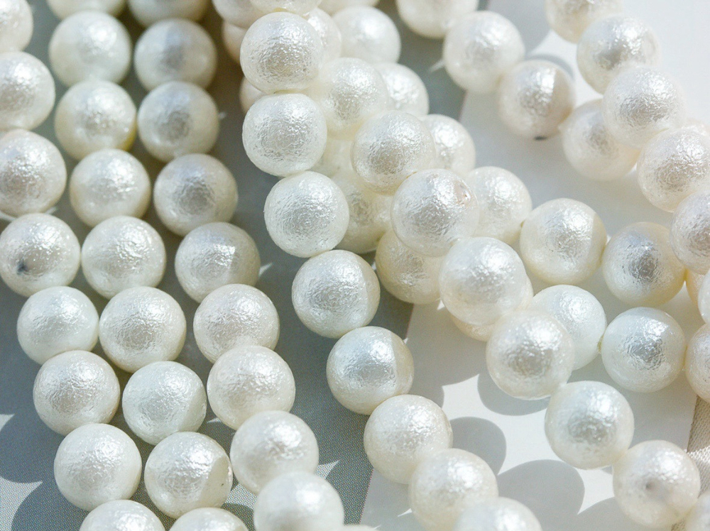 "Жемчуг круглый" 8мм, "Майорка. Имитация" (нить)