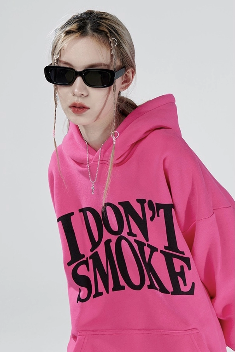 Худи DONSMOKE "Basic Logo" Oversized Hoodie