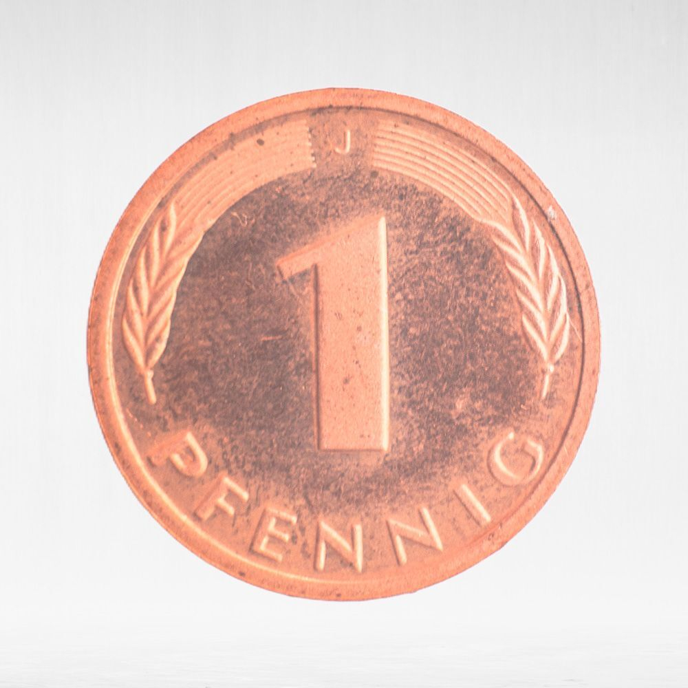 Germany, 1 Pfennig, 2001, (Hamburg Mint - "J"), XF