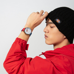 Dickies Wrist Watch Quartz Movement Silicone Strap White Dial Unisex Box Limited Edition